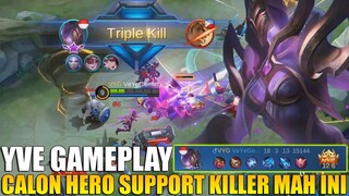 TEST HERO BARU YVE DI RANKED MATCH - FIX‼️ INI HERO OP GUYS! DAMAGENYA GAK NGOTAK! MOBILE LEGENDS