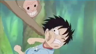 Ông nội bắt Luffy luyện võ khỉ