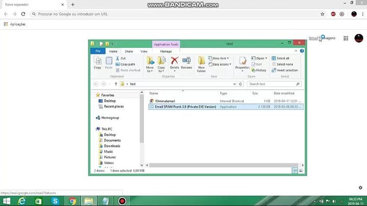 Demonstration of Email SPAM Prank 3.9 Private EXE Version