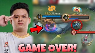 GAME IS ALREADY OVER WHEN YOU LET RRQ ALBERTT TOUCH THIS HERO… 🤯
