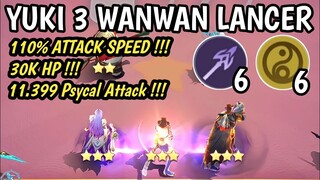 CADIA BUFF WANWAN LANCER LIFESTEAL + ATTACK SPEED NGALAHIN COMBO PRINCE ‼️COMBO YUKI 3 MAGIC CHESS