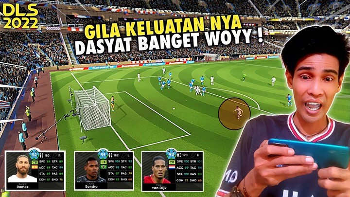 LAWAN JADI GAK SANGGUP NGELADENIN ! cobain tiga bek ini di jadikan penyerang game DLS22 LIVE