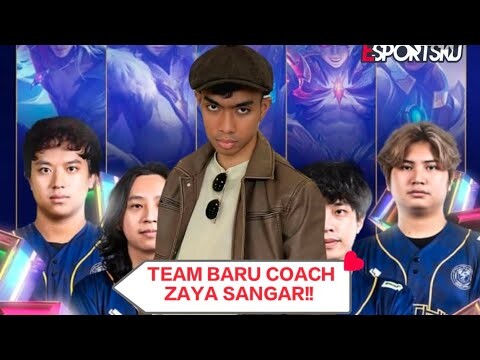 WAH TEAM BARU COACH ZAYA SANGAR PARAH SIAP LAWAN TEAM RRQ!!