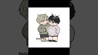 Chibi yaoi Cute 😍😍 #manhwa #yaoi #cute #chibi