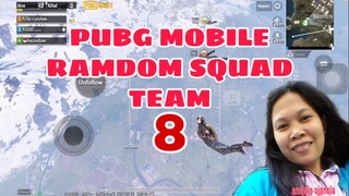 PUBG MOBILE || PLAYING PUBG RANDOM SQUAD TEAM || GAMES 8