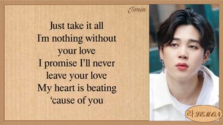 BTS Jimin X Ha Sungwoon With You [Our blues OST Part. 4] Lyrics