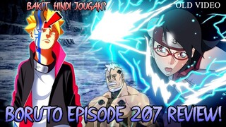 BORUSHIKI GOD MODE NILABAS NA!😱 - CHIDORI NI SARADA NAPAKALUPET! | BORUTO EPISODE 207 REVIEW!