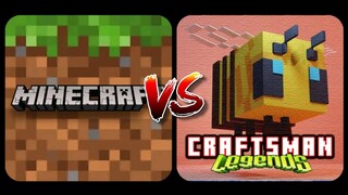 Minecraft PE VS Craftsman 9: Final Crafting