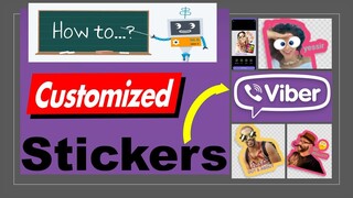 How to customize stickers in Viber I  Personalize Stickers in viber