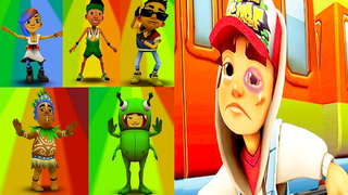 Subway Surfers Lucy Jay Tony Izzy และ Yutani เกมเพลย์เต็มรูปแบบบน 5 บอร์ดที่แตกต่างกัน! HD