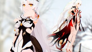 (MMD·3D) Tianli กับลูฮาน่ามาแข่งกันเต้นสุดเซ็กซี่ (genshin/Honkai) 