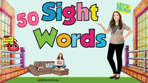 50 Basic Sight Words  - Dolch Sight Words
