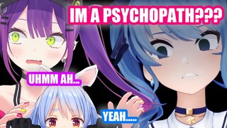 Towa-sama and Pekora Gets Scared at Sui-chan After Saying She's a Psychopath【Hololive English Sub】