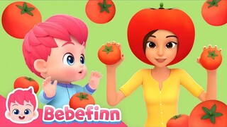 YouTube Bebefinn | Hola, I'm Tomato 🍅 | EP135 | Tomato Song for Kids | Bebefinn Nursery Rhymes