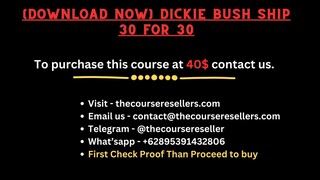 [Download Now] Dickie Bush Ship 30 for 30