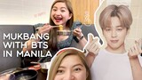 EAT WITH BTS IN MANILA + MUKBANG | JOYCE YABUT
