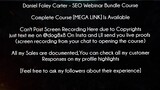 Daniel Foley Carter  SEO Webinar Bundle Course download