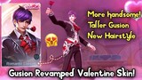 GUSION REVAMPED VALENTINE SKILL EFFECTS!💖NEW HAIRSTYLE & TALLER GUSION!😍SO HANDSOME💕Romantic Liaison