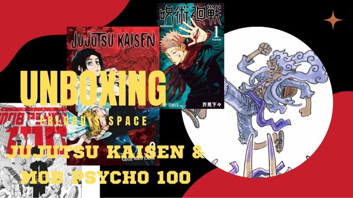 Jujutsu Kaisen Volume 0, 1 and Mob Psycho 100 volume 1 UNBOXING!