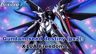 Gundam Seed Destiny Rengou vs Z.A.F.T (PS2): X10A Freedom gameplay