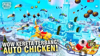 AKHIRNYA UPDATE! PAKAI KERETA TERBANG! AUTO CHICKEN! - PUBG MOBILE