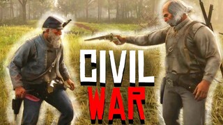 Totally accurate Civil War reenactment in Red dead Online