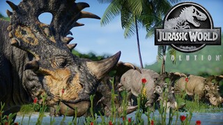 Sinoceratops || All Skins Showcased - Jurassic World Evolution