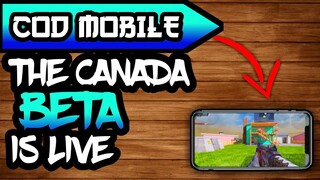 THE CANADA BETA IS LIVE |COD Mobile