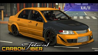 Free Mitsubishi Evo 9 Carbon Fiber Hood and Fenders Tutorial | Car Parking Multiplayer