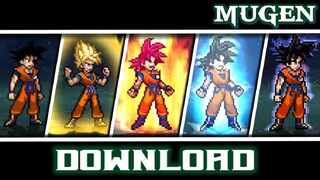 Goku ( Moro Saga ) All Transformations Base, SSJ, SSJ2, SSJ3, SSJG, SSB, SSBKK, UI - MUGEN JUS CHAR