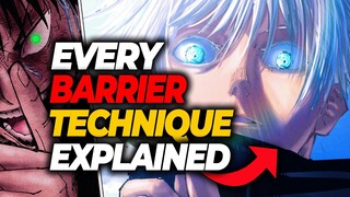 All Jujutsu Kaisen Barrier Techniques Explained..