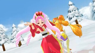 【MMDプリキュア】キュアトゥインクル＆キュアスカーレットでpusse cafe