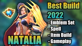 NATALIA BEST BUILD 2022 | TOP 1 GLOBAL NATALIA BUILD | NATALIA - MOBILE LEGENDS | MLBB