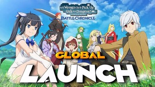 NEW GLOBAL DANMACHI MOBILE GAME OFFICIAL RELEASE!!