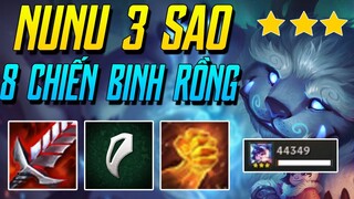 (ĐTCL) NUNU 3 SAO "NUỐT CẢ THẾ GIỚI" VỚI 8 CHIẾN BINH RỒNG SIÊU UNG THƯ! ĐỘI HÌNH LỖI NHẤT 12.17B!