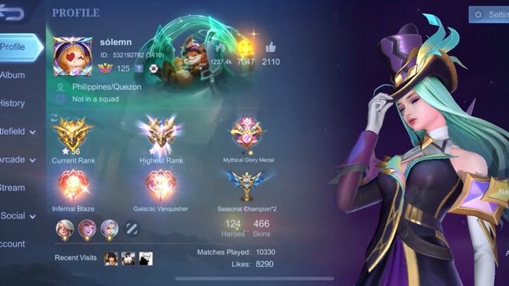 Mobile legends Profile:)