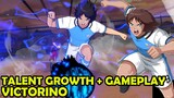 Gameplay + Talent Growth VICTORINO - Captain Tsubasa Ace Showdown