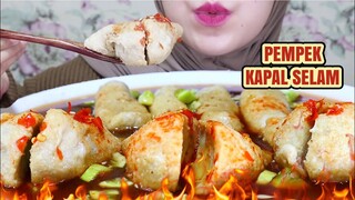 ASMR PEMPEK KAPAL SELAM ULUL ASMR MUKBANG INDONESIA