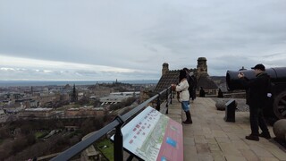 City View from the Edinburg Castle, Scotland, United Kingdom