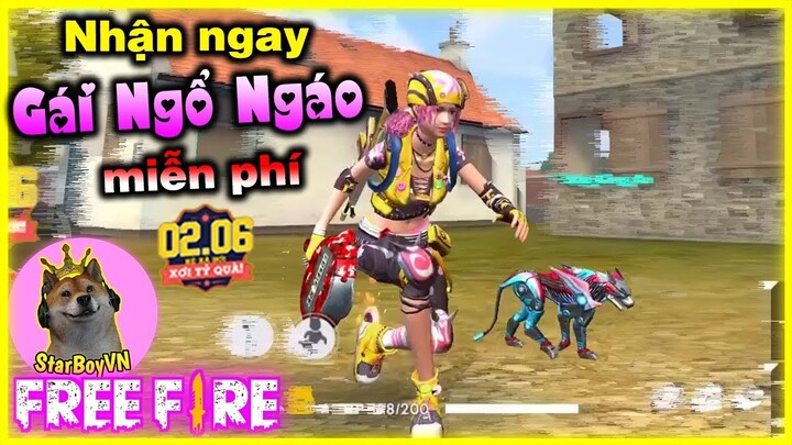 (Free Fire) Trải nghiệm sớm trang phục "Gái Ngổ Ngáo" | StarBoyVN