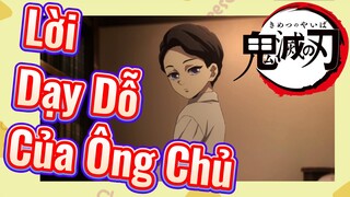 Lời Dạy Dỗ Của Ông Chủ