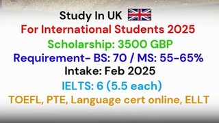 Study in UK for International Students 2025