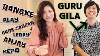 CEWEK JEPANG BELAJAR BAHASA GAUL DAN KASAR INDONESIA!