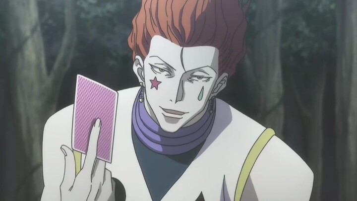 After Killua left, Wutong met Hisoka