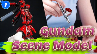 [Gundam] [Scene Model] Customized Gundam Scene Model| SAZABI_1