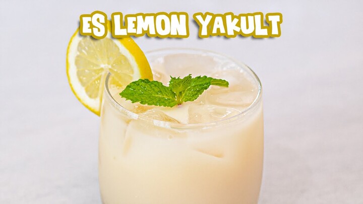 Segar Enak Untuk Buka Puasa ?! Resep Es Lemon Yakult