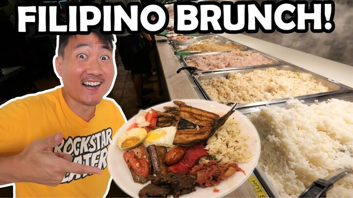 $15.50 FILIPINO BRUNCH BUFFET ALL YOU CAN EAT in Los Angeles!