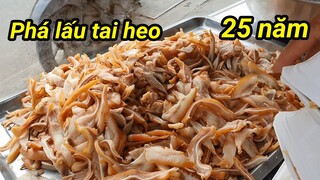 Nứt tiếng xe xôi, bánh mì phá lấu tai heo hơn 25 năm, ngày bán 120kg nếp