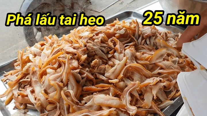 Nứt tiếng xe xôi, bánh mì phá lấu tai heo hơn 25 năm, ngày bán 120kg nếp