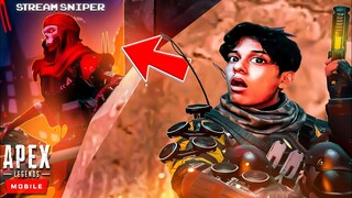 I GOT STREAMSNIPED in Apex Legends Mobile...